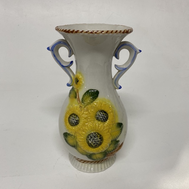 VASE, Urn w Sunflowers